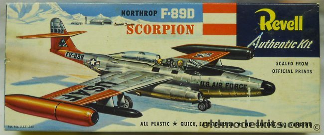 Revell 1/80 F-89D Scorpion 'S' Issue, H221-89 plastic model kit